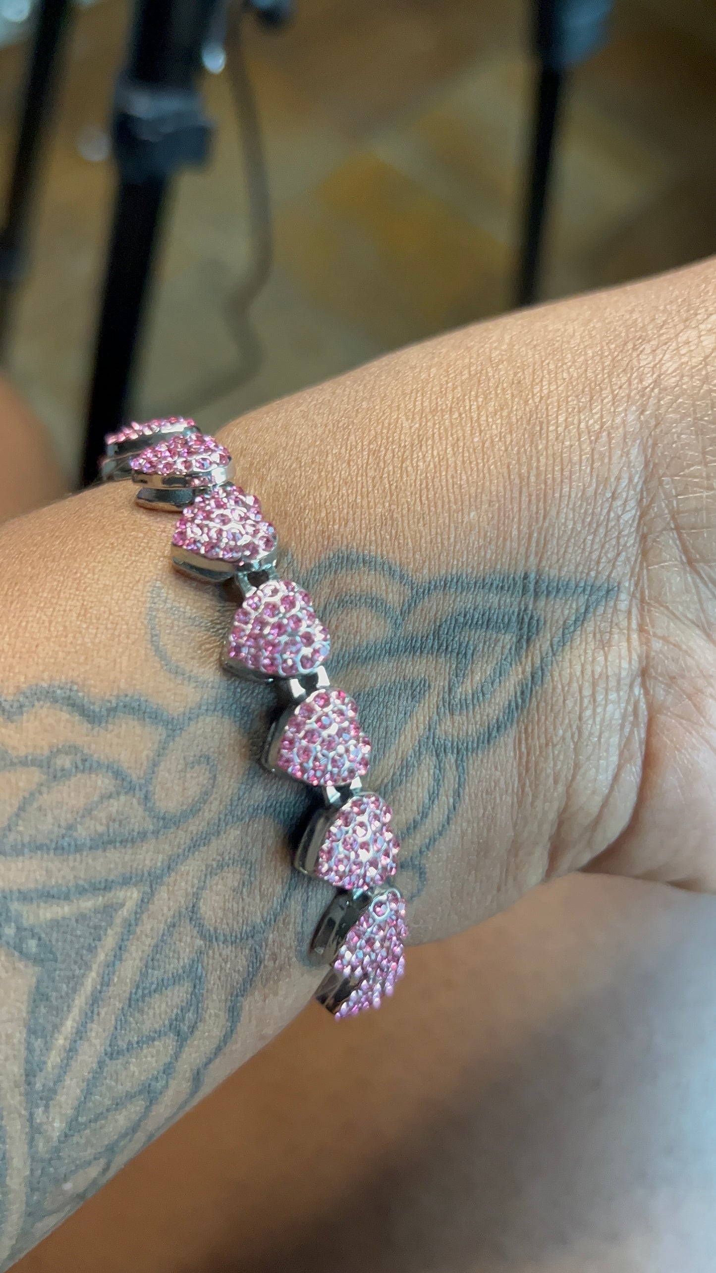 Pink Princess Heart bracelet