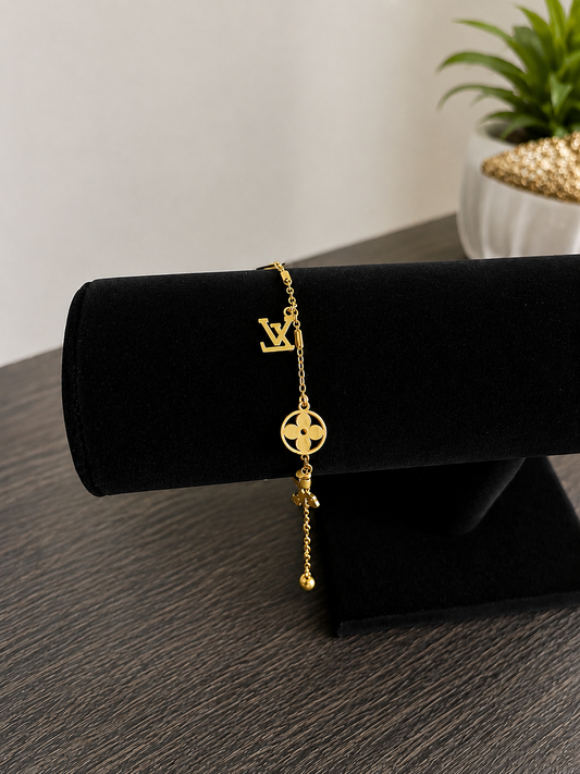 Lv gold or sliver anklets