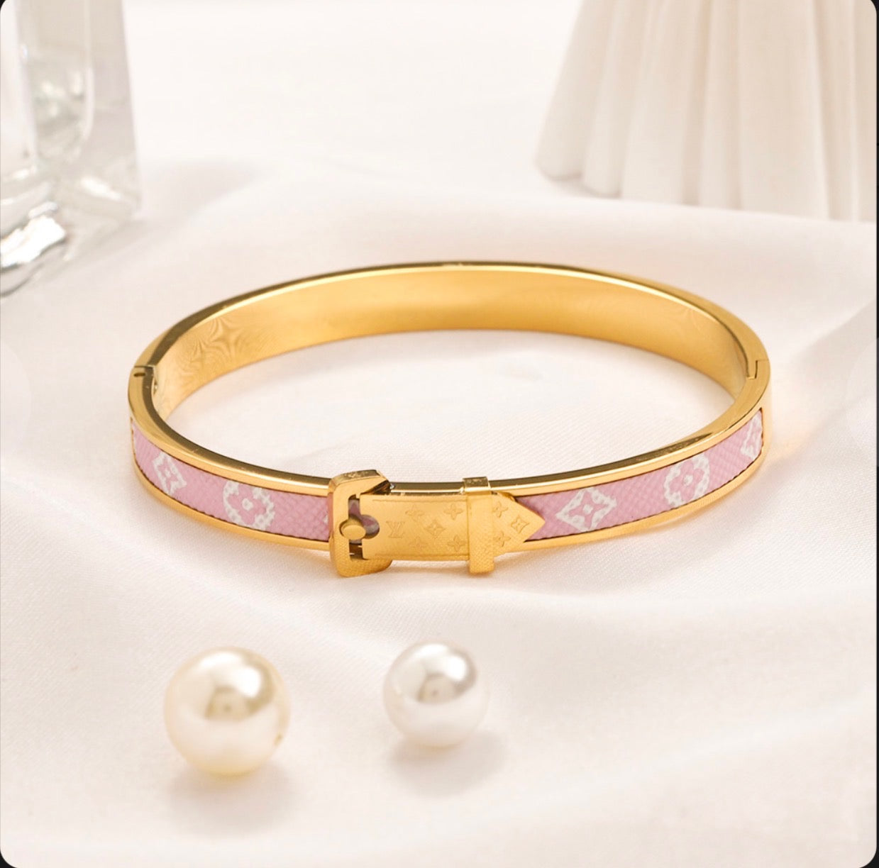 Pink LV Bangle