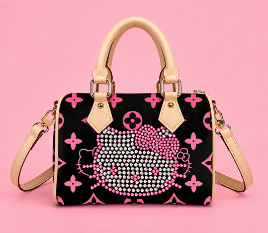 Hello Kitty Luxe Rhinestone Bag with matching card holder