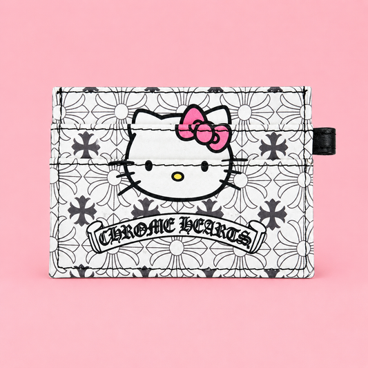Hello kitty Luxe Oversize Tote Bag set with matching card holder