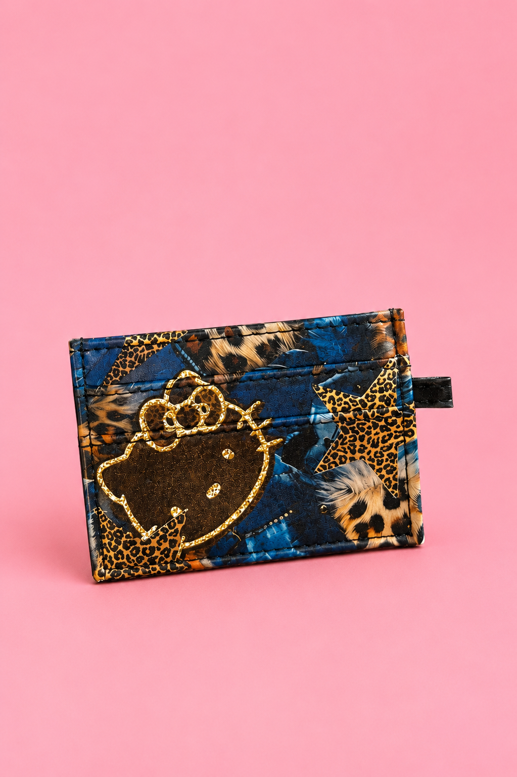 Leopard Luxe Hello Kitty Bag set with matching card holder