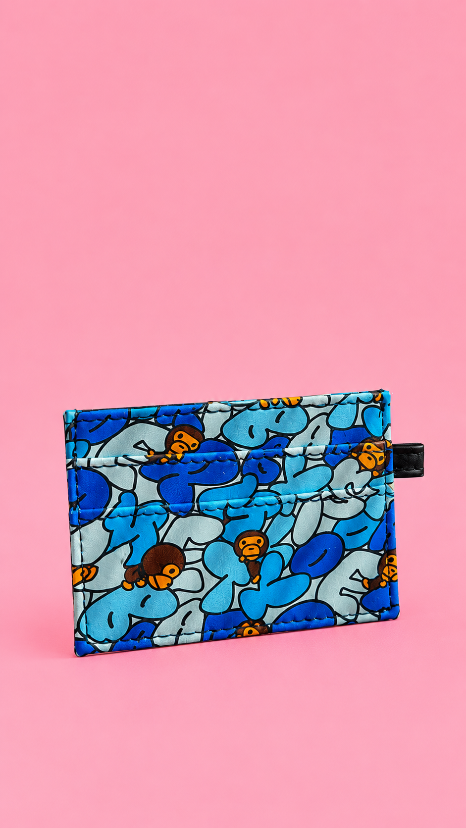 Blue Pop Art Tote Bag set with matching card holder