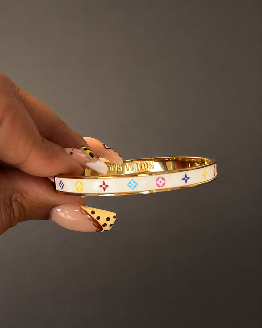LV 18k gold Bangle