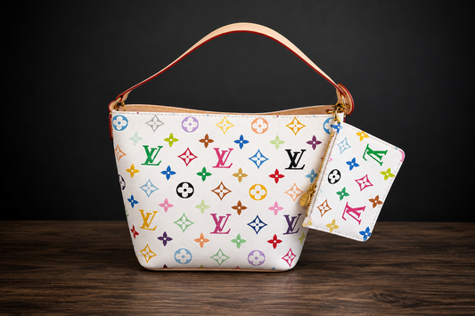 LV multicolor purse