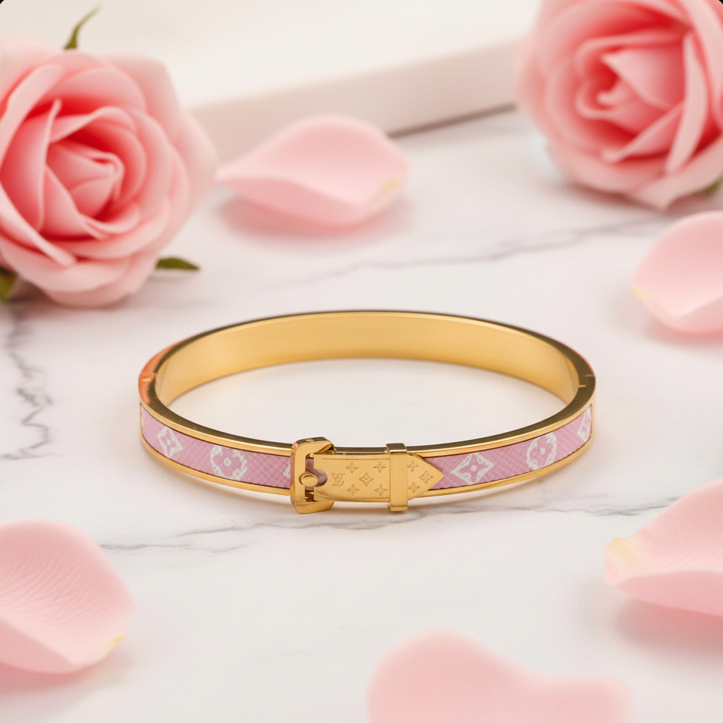 Pink LV Bangle